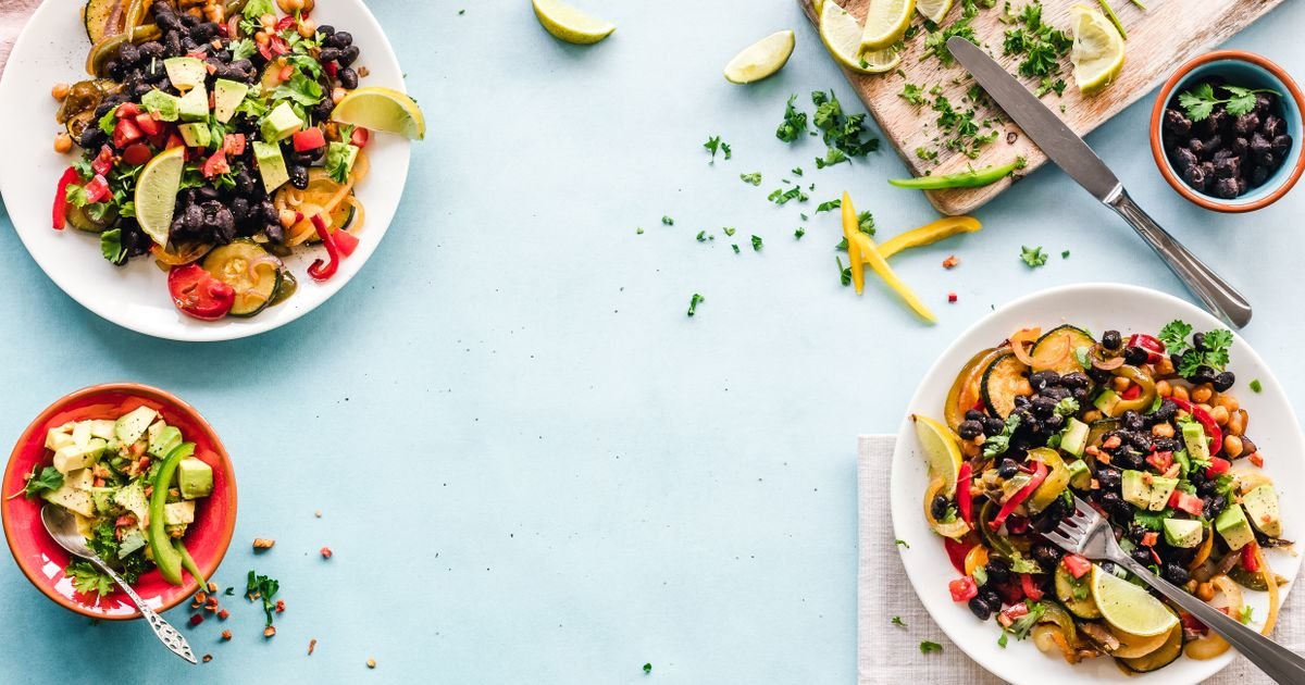 Healthy balanced plates during menopause