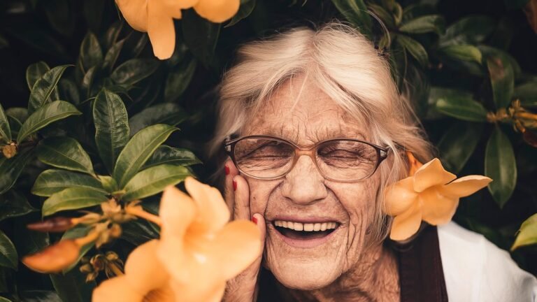 Older woman managing menopause naturally in Bangladesh