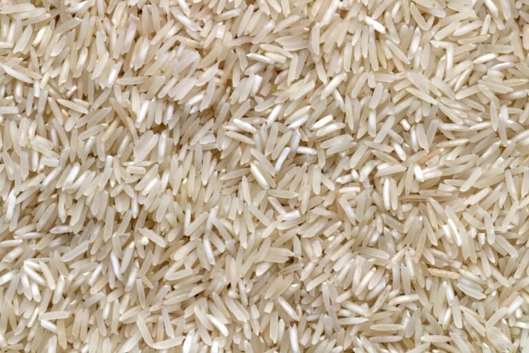 Raw white rice — portion control is key to weight loss in Bangladesh